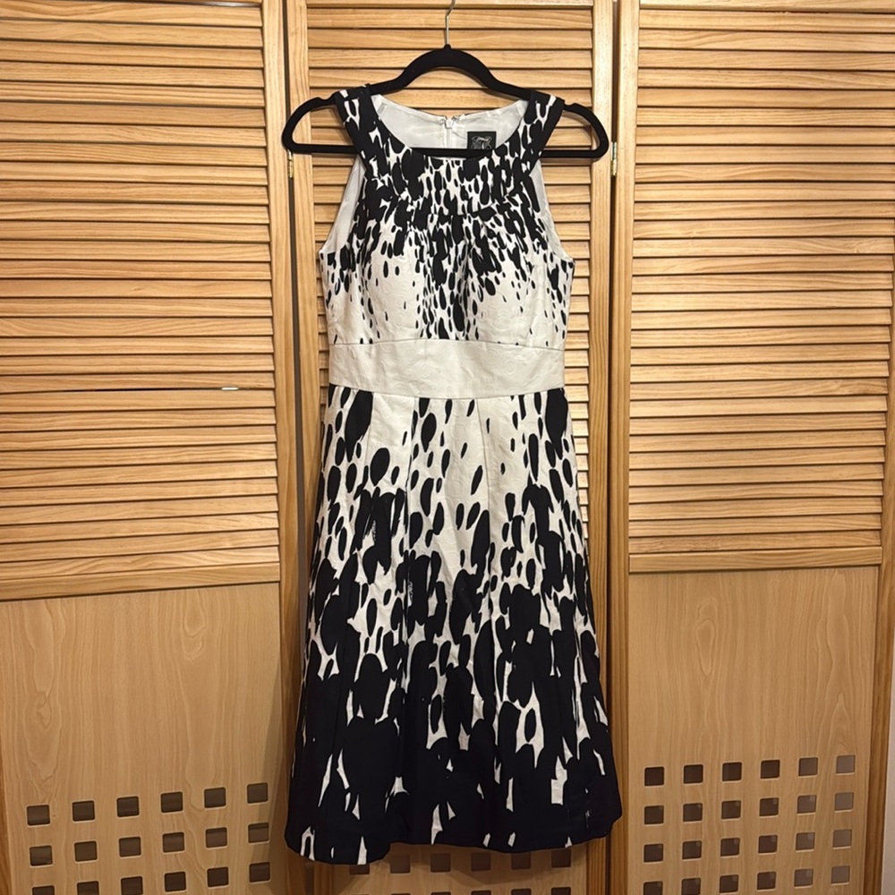 Jax Black & White Dress